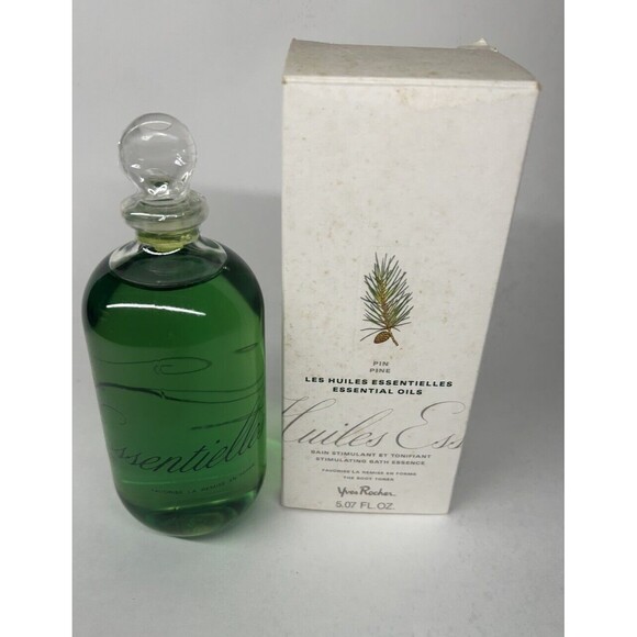 YVES ROCHER PINE TONING & STIMULATING BATH ESSENCE OIL 150ml/5 fl. oz VNTG RARE - Picture 1 of 11
